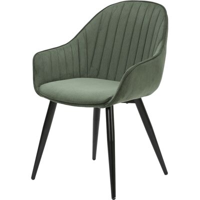 ZAGO STORE Fauteuil Velours Kaki - Fauteuil - Publicité ZAGO STORE Fauteuil Velours Kaki - Fauteuil - Publicité