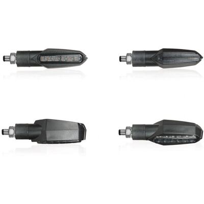 CHAFT Fiction - Schwarze LED Blinkleuchten mit Rauchglas CHAFT Fiction - Schwarze LED Blinkleuchten mit Rauchglas
