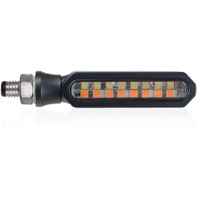 Indicatori LED moto Chaft neri - Indicatori LED per moto Indicatori LED moto Chaft neri - Indicatori LED per moto