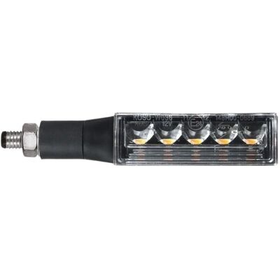 Clignotants LED Séquentiels pour Moto Chaft - Verre Transparent Noir - Publicité Clignotants LED Séquentiels pour Moto Chaft - Verre Transparent Noir - Publicité