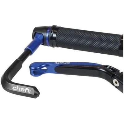 Protezione Leve Freno e Frizione Chaft IN1986 in Alluminio Blu Protezione Leve Freno e Frizione Chaft IN1986 in Alluminio Blu