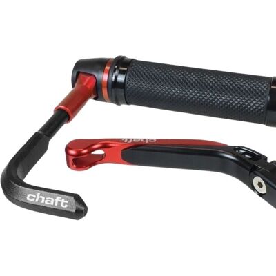 Chaft CNC Motorrad Schutz für Brems- und Kupplungshebel - Rot Chaft CNC Motorrad Schutz für Brems- und Kupplungshebel - Rot