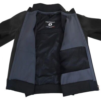 Veste moto noire Harisson PRELUDE - Veste de moto - Publicité Veste moto noire Harisson PRELUDE - Veste de moto - Publicité