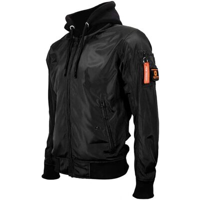 Veste en cuir Harisson Maverick - Veste de moto - Publicité Veste en cuir Harisson Maverick - Veste de moto - Publicité