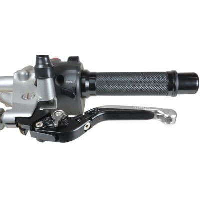 Leve frizione e freno regolabili in argento Chaft - Leve frizione e freno per moto Leve frizione e freno regolabili in argento Chaft - Leve frizione e freno per moto