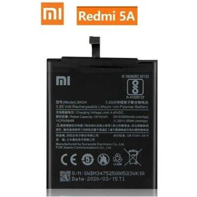 Batterie Xiaomi Redmi 5A - 3000mAh Originale - Publicité Batterie Xiaomi Redmi 5A - 3000mAh Originale - Publicité