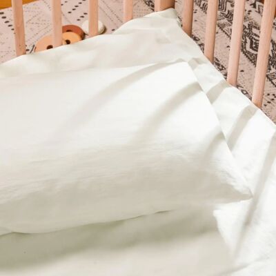 Kadolis - Taie d'oreiller pur coton - Ecru - Pillowcase Kadolis - Taie d'oreiller pur coton - Ecru - Pillowcase