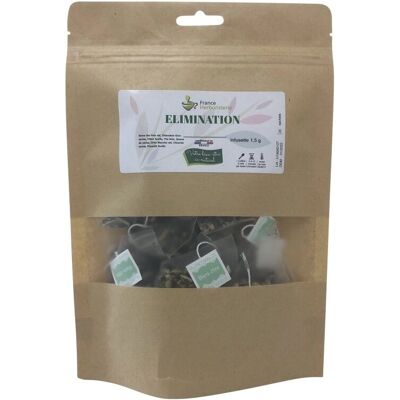 France Herboristerie - Elimination - 20 sachets - tisane - Publicité France Herboristerie - Elimination - 20 sachets - tisane - Publicité