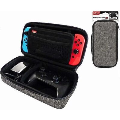 Custodia da trasporto e protezione XL Deluxe per Nintendo Switch Custodia da trasporto e protezione XL Deluxe per Nintendo Switch