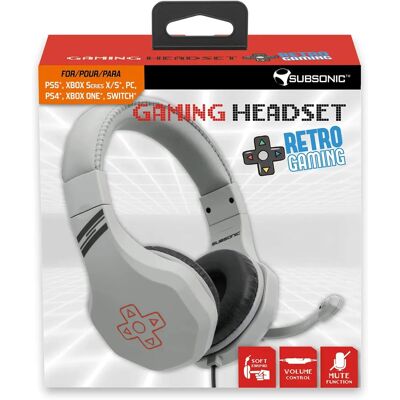 Casque de jeu de style rétro Casque de jeu de style rétro