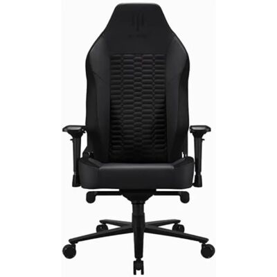 Chaise de jeu Subsonic Apollon Classic / Black Metal avec siège noir et logo noir Chaise de jeu Subsonic Apollon Classic / Black Metal avec siège noir et logo noir