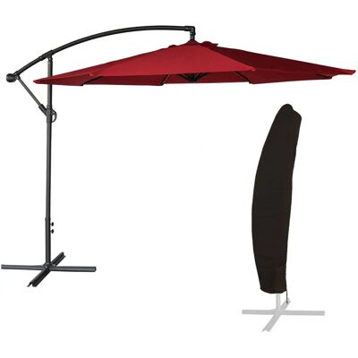 Parasol rond Happy Garden Oahu 3,50 m - Accessoire jardin - Publicité Parasol rond Happy Garden Oahu 3,50 m - Accessoire jardin - Publicité