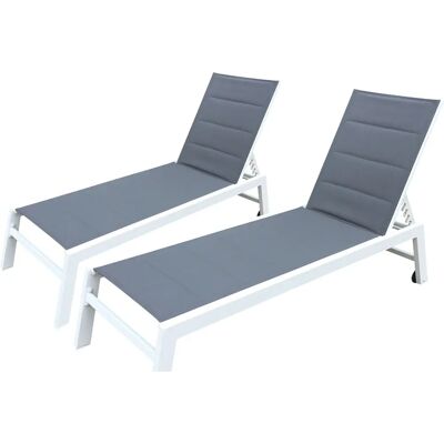 Happy Garden Modell - Verstellbarer Outdoor-Stuhl - Grau Happy Garden Modell - Verstellbarer Outdoor-Stuhl - Grau