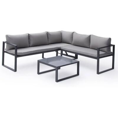 Conjunto de Muebles de Jardín Happy Garden - Gris Conjunto de Muebles de Jardín Happy Garden - Gris