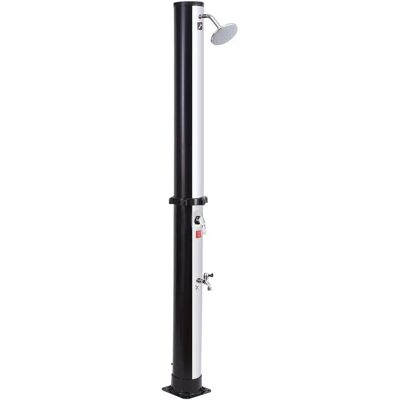 Happy Garden Fidgi Doccia Solare Nera Argento 35L - Doccia Happy Garden Fidgi Doccia Solare Nera Argento 35L - Doccia