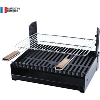 Happy Garden Gri barbecue esterno - 8 persone, altezza regolabile, ghisa e acciaio, garanzia 3 anni Happy Garden Gri barbecue esterno - 8 persone, altezza regolabile, ghisa e acciaio, garanzia 3 anni
