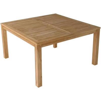 Happy Garden TEC16 Gartentisch aus Teak - 140cm Quadrat, UV-beständig Happy Garden TEC16 Gartentisch aus Teak - 140cm Quadrat, UV-beständig