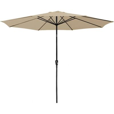 Happy Garden HAPUNA Sombrilla Redonda Beige - Patio Umbrella Happy Garden HAPUNA Sombrilla Redonda Beige - Patio Umbrella