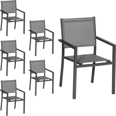 Happy Garden 1250GA-6 sedia da esterno - Grigio - Outdoor chair Happy Garden 1250GA-6 sedia da esterno - Grigio - Outdoor chair