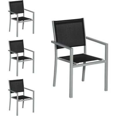 Happy Garden 1250NG-4 Sedia da esterno - Impilabile, Resistente alle intemperie, Moderna Happy Garden 1250NG-4 Sedia da esterno - Impilabile, Resistente alle intemperie, Moderna