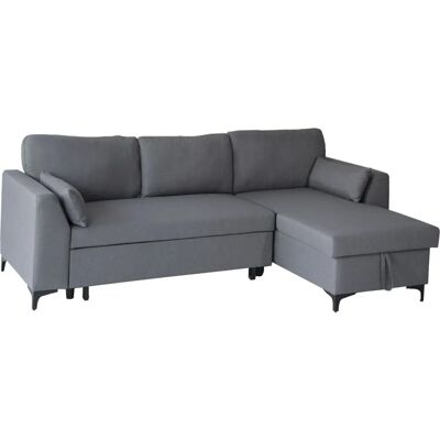Happy Garden Modèle CONV06G - Canapé convertible gris - Sofa - Publicité Happy Garden Modèle CONV06G - Canapé convertible gris - Sofa - Publicité