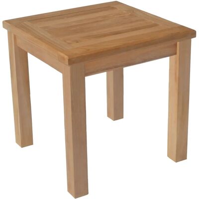 Tavolino da caffè in teak resistente alle intemperie Happy Garden JAVA 45x45cm Tavolino da caffè in teak resistente alle intemperie Happy Garden JAVA 45x45cm