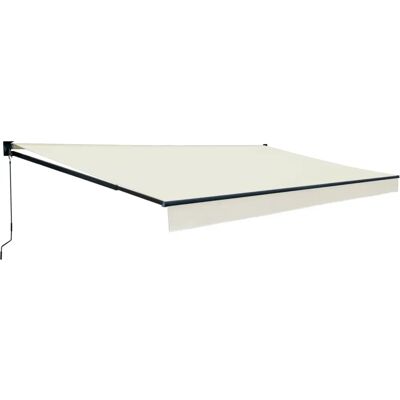 HAPPY GARDEN SAULE 3,95x3m Store banne - Publicité HAPPY GARDEN SAULE 3,95x3m Store banne - Publicité