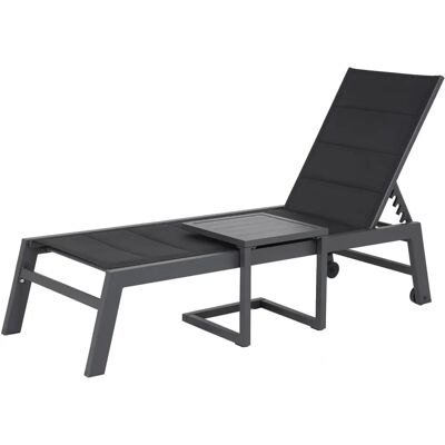 Happy Garden Set1281NN Chaise d'extérieur - Noir - Publicité Happy Garden Set1281NN Chaise d'extérieur - Noir - Publicité