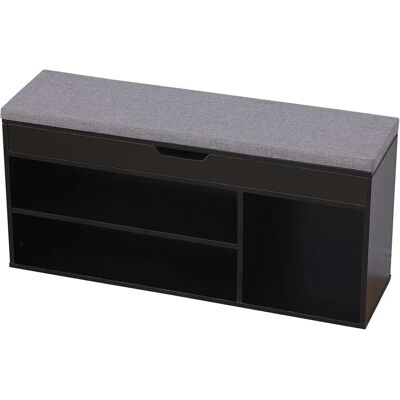 Happy Garden ALAN Schuhschrank - Mit Fächern und Truhe Happy Garden ALAN Schuhschrank - Mit Fächern und Truhe