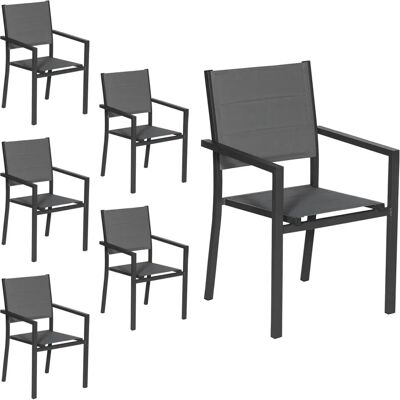 Happy Garden 1264GA-6 silla exterior - Gris Happy Garden 1264GA-6 silla exterior - Gris