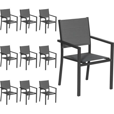 Happy Garden 1264GA-10 silla de exterior - Gris Happy Garden 1264GA-10 silla de exterior - Gris
