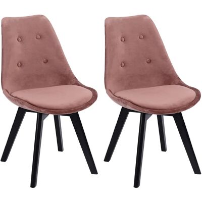 Happy Garden CHA04NR Silla de exterior de terciopelo rosa - Silla para exterior Happy Garden CHA04NR Silla de exterior de terciopelo rosa - Silla para exterior