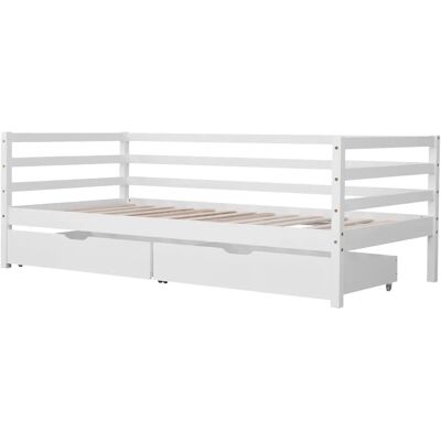 Happy Garden JULES Cama infantil multifuncional - 190x90cm Blanco Happy Garden JULES Cama infantil multifuncional - 190x90cm Blanco