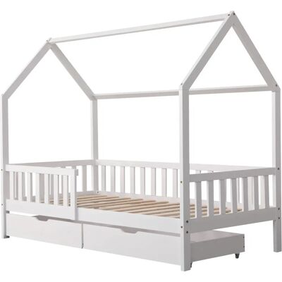 Happy Garden Lit MARCEAU - Lit pour enfants en bois avec tiroirs - Publicité Happy Garden Lit MARCEAU - Lit pour enfants en bois avec tiroirs - Publicité