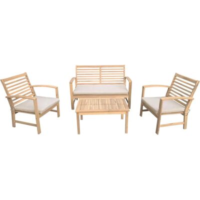 Happy Garden ACA20S conjunto de mobiliario de exterior - 4 plazas Happy Garden ACA20S conjunto de mobiliario de exterior - 4 plazas