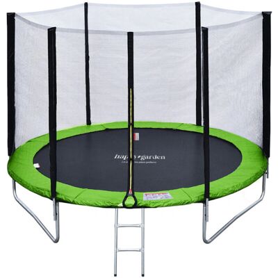 HAPPY GARDEN Trampoline réversible 180cm avec accessoires - Publicité HAPPY GARDEN Trampoline réversible 180cm avec accessoires - Publicité