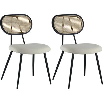 Silla exterior Ecru Happy Garden - Diseño vintage Silla exterior Ecru Happy Garden - Diseño vintage