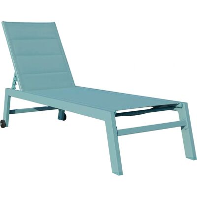 Happy Garden Hellblauer Outdoor-Stuhl - Verstellbar UV-resistentes Aluminium Happy Garden Hellblauer Outdoor-Stuhl - Verstellbar UV-resistentes Aluminium