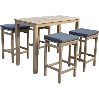 Ensemble de table en acacia Aruba 4 places - Mobilier d'extérieur - Publicité Ensemble de table en acacia Aruba 4 places - Mobilier d'extérieur - Publicité