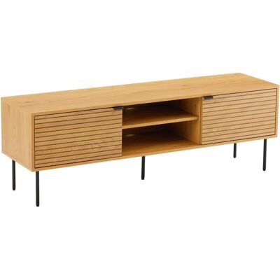 Happy Garden Mueble TV Stinna - 150x50x40cm - Marrón - Mueble de TV Happy Garden Mueble TV Stinna - 150x50x40cm - Marrón - Mueble de TV