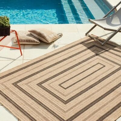 Nazar Rugs Jute Naturel Tapis 160x230 cm - Publicité Nazar Rugs Jute Naturel Tapis 160x230 cm - Publicité