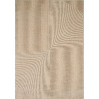 Tapis Beige Nazar avec Motif Goffré - Décoration Intérieure - Publicité Tapis Beige Nazar avec Motif Goffré - Décoration Intérieure - Publicité