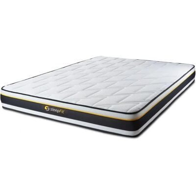 Sleepfit - Matelas en Mousse Haute Densité 180x200cm - Blanc - Très Ferme - Publicité Sleepfit - Matelas en Mousse Haute Densité 180x200cm - Blanc - Très Ferme - Publicité