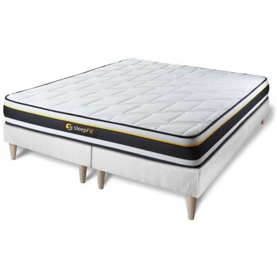 Ensemble Matelas et Sommier Sleepfit - Très Ferme 180x200cm - Certifié OEKO-TEX - Publicité Ensemble Matelas et Sommier Sleepfit - Très Ferme 180x200cm - Certifié OEKO-TEX - Publicité