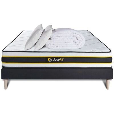 Sleepfit Flexy 160x200cm Materasso & Base - Reversibile - OEKO-TEX Sleepfit Flexy 160x200cm Materasso & Base - Reversibile - OEKO-TEX