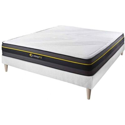 Sleepfit Colchón de espuma viscoelástica 140x200 - Reversible y Apoyo Sleepfit Colchón de espuma viscoelástica 140x200 - Reversible y Apoyo