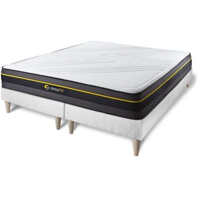 Ensemble de lit Sleepfit avec Matelas à Mémoire de Forme & Base - 180x200cm - Publicité Ensemble de lit Sleepfit avec Matelas à Mémoire de Forme & Base - 180x200cm - Publicité