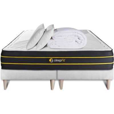 Ensemble Matelas à Mémoire de Forme Ultra Sleepfit - 7 Zones, Blanc - Publicité Ensemble Matelas à Mémoire de Forme Ultra Sleepfit - 7 Zones, Blanc - Publicité