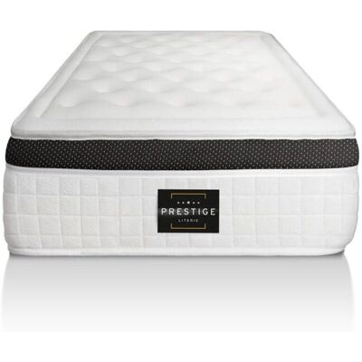 Matelas en mousse à mémoire Prestige Literie 90x190 - Soulagement des points de pression - Publicité Matelas en mousse à mémoire Prestige Literie 90x190 - Soulagement des points de pression - Publicité