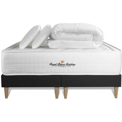 Royal Palace Bedding - Set Letto e Materasso - Nero, 180x200cm Royal Palace Bedding - Set Letto e Materasso - Nero, 180x200cm